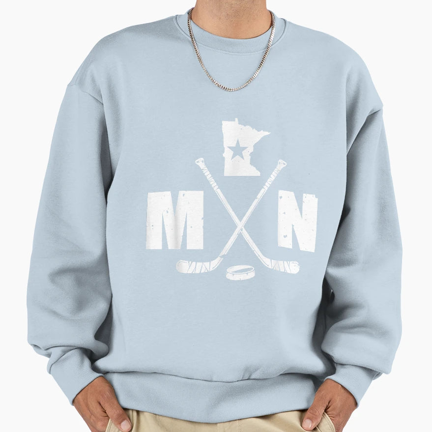 Mn Hockey He State Ice Hockey Gift Sweatshirt - Trendy Graphic Men Women - T-Shirt, Sweatshirt, Hoodie