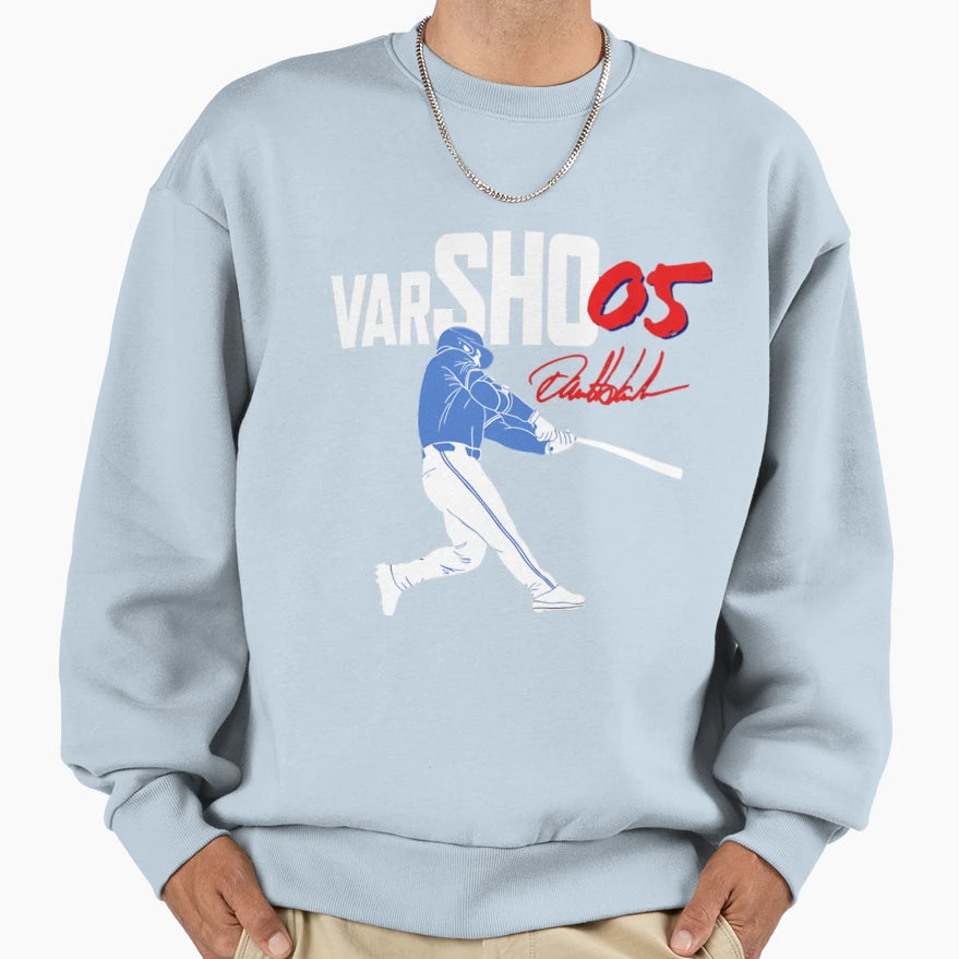 Daulton Varsho 05 Toronto Blue Jays Sweatshirt - Novelty Apparel Unisex - T-Shirt, Sweatshirt, Hoodie
