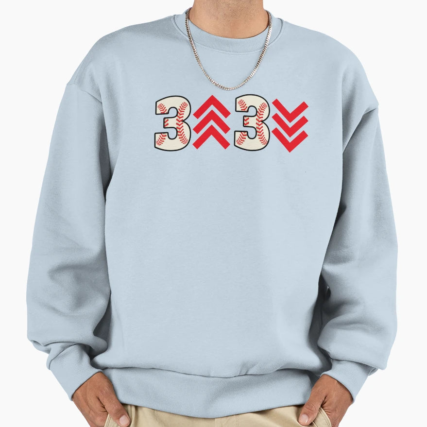 3 Up 3 Down Ladies Curvy Sweatshirt - Minimalist Print Unisex - T-Shirt, Sweatshirt, Hoodie