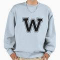 Letter W Sweatshirt - Unique Graphic for Adults - T-Shirt, Sweatshirt, Hoodie