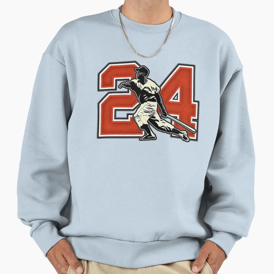 Willie Mays 2024 Sweatshirt - Custom Art Print Unisex - T-Shirt, Sweatshirt, Hoodie