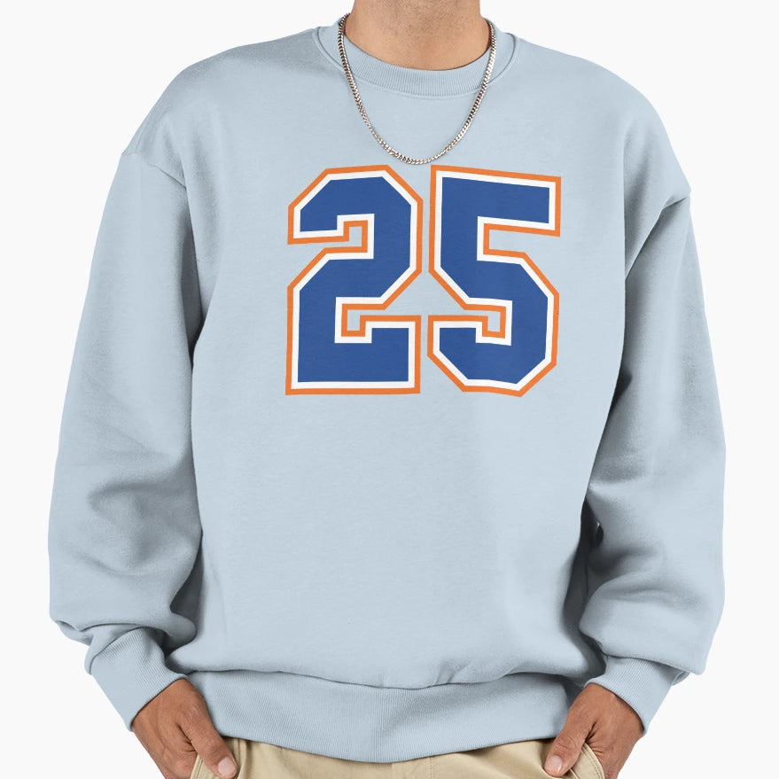 Twenty Five Jersey Number Sports 25 Sweatshirt - Unique Graphic Unisex - T-Shirt, Sweatshirt, Hoodie