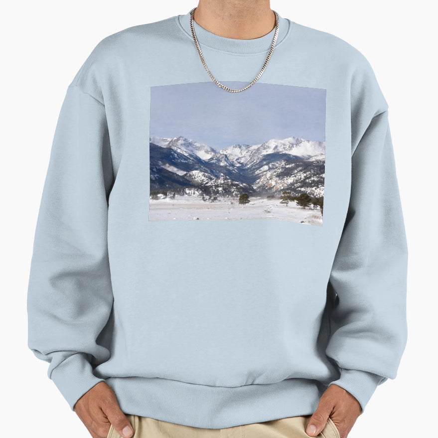 Snow Rockies Sweatshirt - Trendy Graphic for Adults - T-Shirt, Sweatshirt, Hoodie