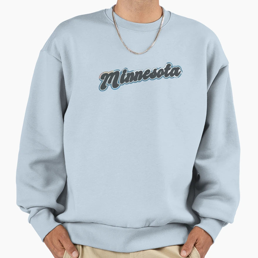 Minnesota Dark Blue Sweatshirt - Unique Graphic Men Women - T-Shirt, Sweatshirt, Hoodie