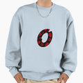 Digit 0 Zero Floral Pattern Sweatshirt - Fun Novelty Design for Adults - T-Shirt, Sweatshirt, Hoodie