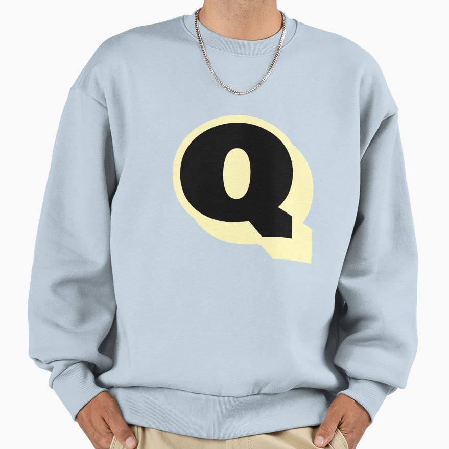 Letter Q Street Art Typography Sweatshirt - Custom Art Print Unisex - T-Shirt, Sweatshirt, Hoodie