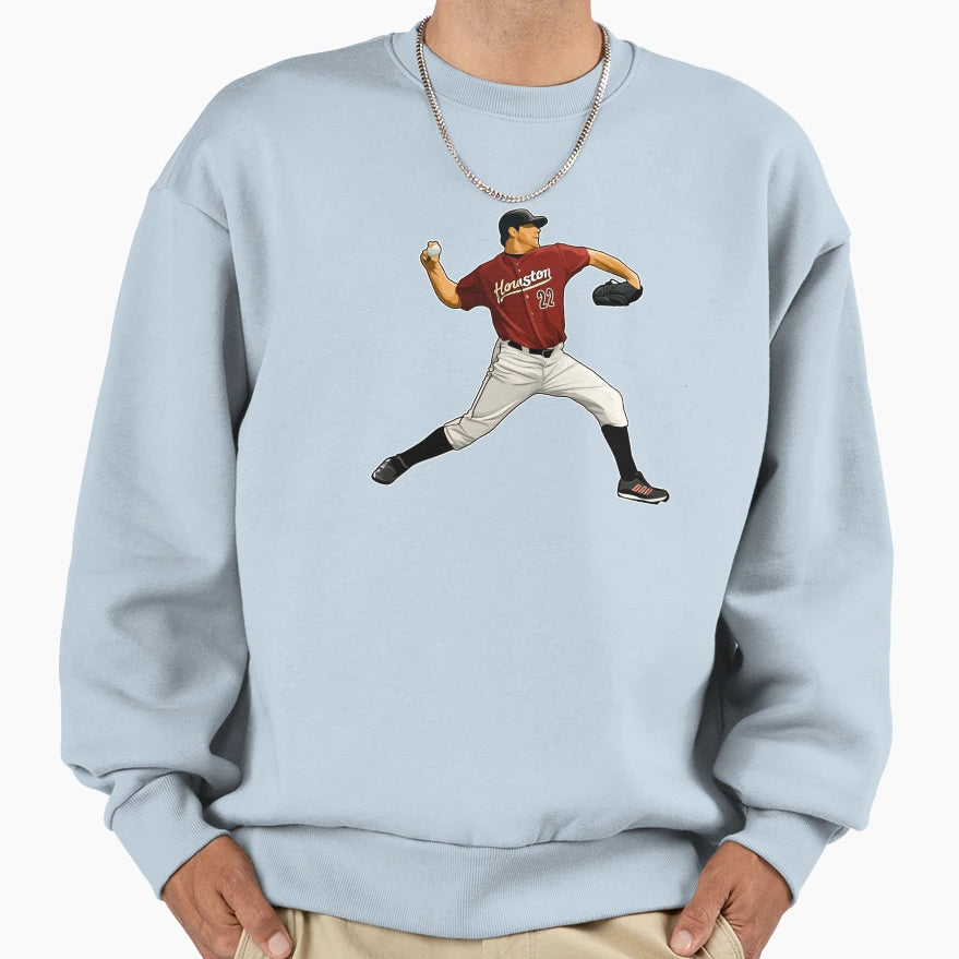 Roger Clemens 22 Legends Throw Sweatshirt - Custom Art Print for Adults - T-Shirt, Sweatshirt, Hoodie