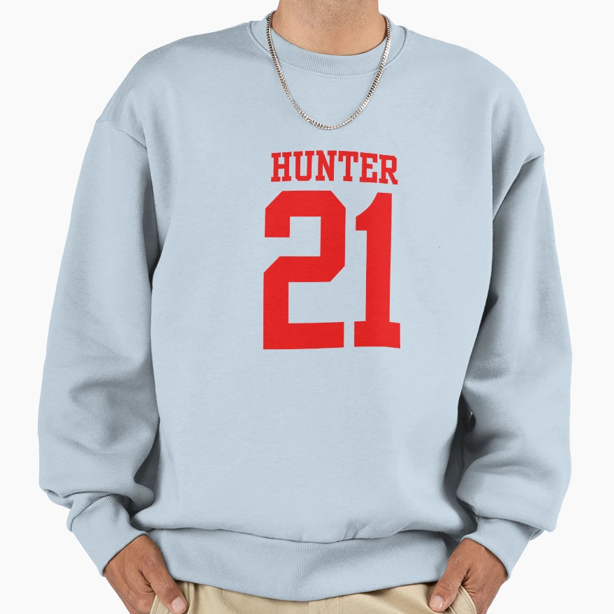 Hunter Hockey Sweatshirt - Graphic Print Unisex - T-Shirt, Sweatshirt, Hoodie