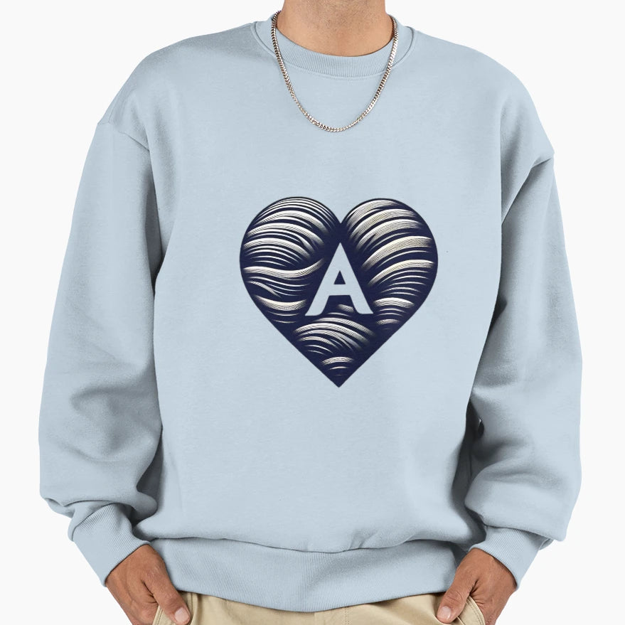 Letter Sweatshirt - Novelty Apparel Unisex - T-Shirt, Sweatshirt, Hoodie