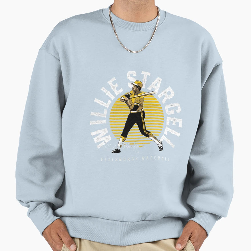 Willie Stargell Emblem Sweatshirt - Novelty Apparel for Adults - T-Shirt, Sweatshirt, Hoodie
