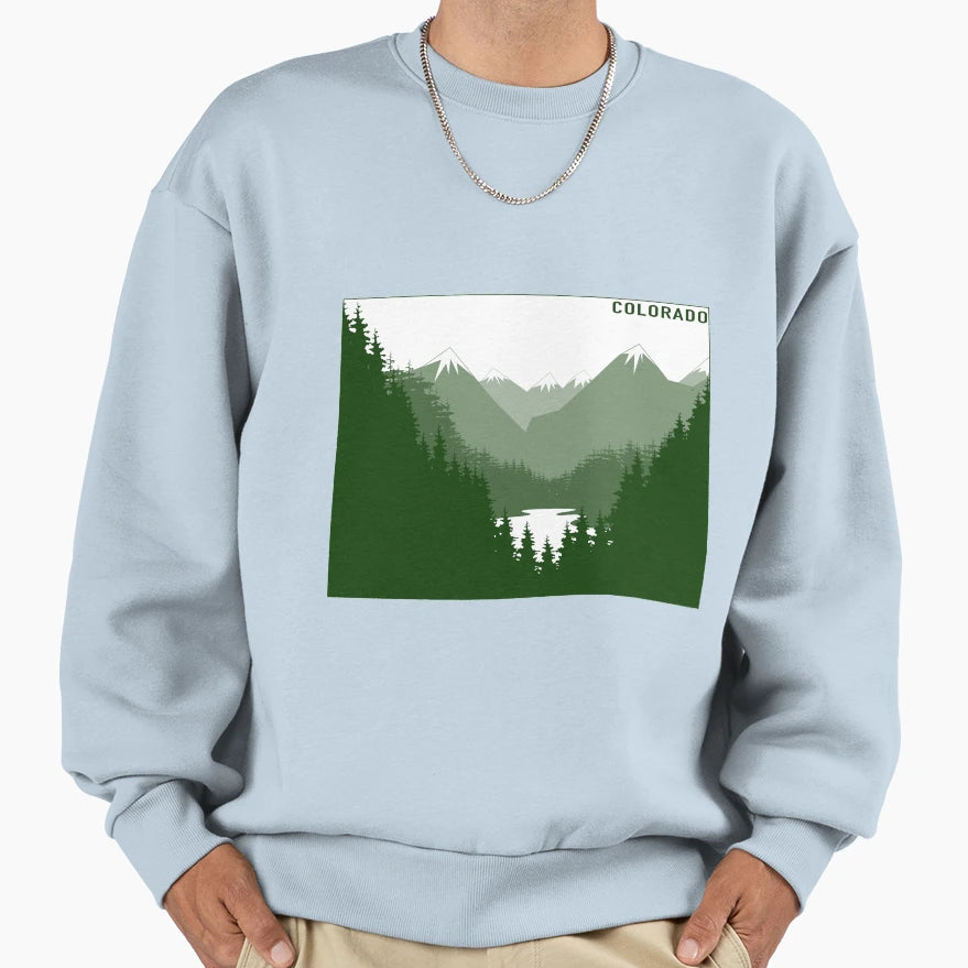 Green Colorado Sweatshirt - Graphic Print for Adults - T-Shirt, Sweatshirt, Hoodie