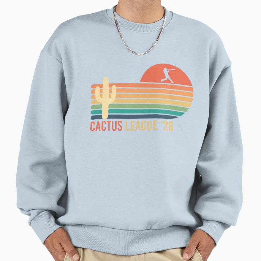 Spring Training 2026 Cactus Sweatshirt - Casual Everyday Wear Unisex - T-Shirt, Sweatshirt, Hoodie