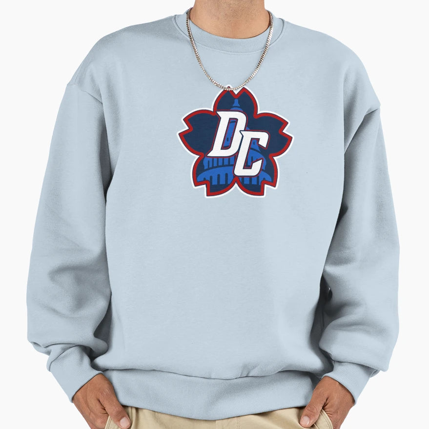 Dc Cherry Blossom Shape Logo Sweatshirt - Fun Novelty Design Men Women - T-Shirt, Sweatshirt, Hoodie