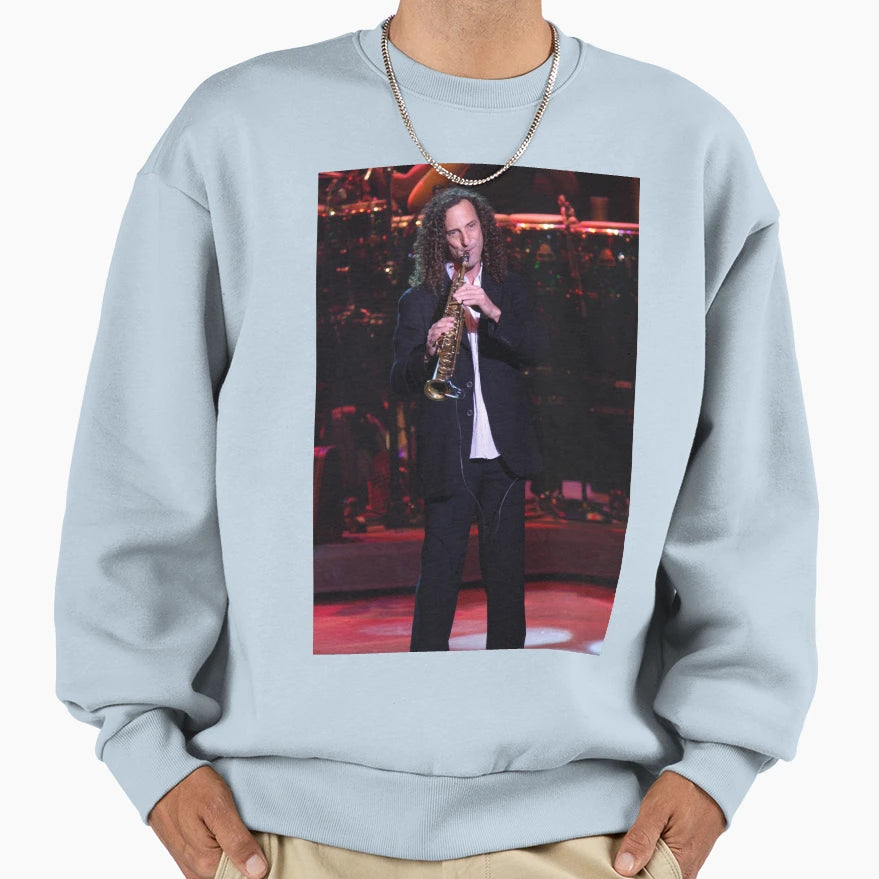 Kenny G Photograph Sweatshirt - Fun Novelty Design Men Women - T-Shirt, Sweatshirt, Hoodie