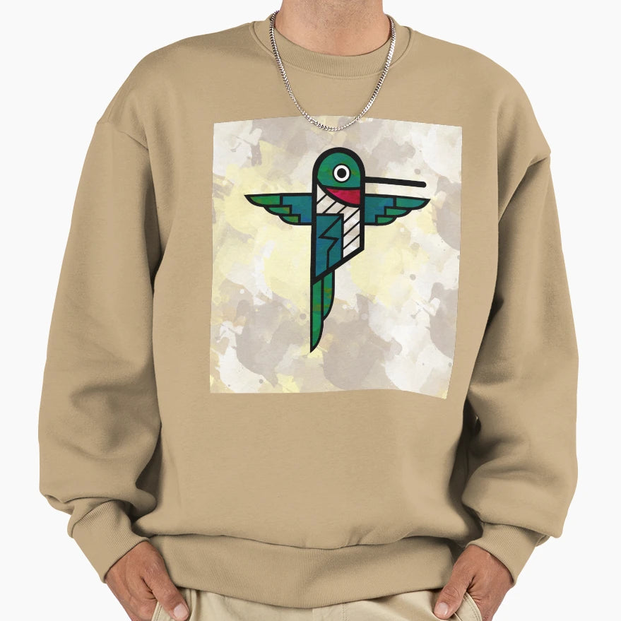 Hummingbird Sweatshirt - Minimalist Print Men Women - T-Shirt, Sweatshirt, Hoodie