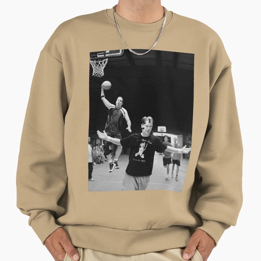 Basketball Sweatshirt - Minimalist Print Men Women - T-Shirt, Sweatshirt, Hoodie