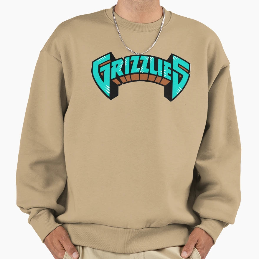 Grizzlies Sweatshirt - Trendy Graphic for Adults - T-Shirt, Sweatshirt, Hoodie