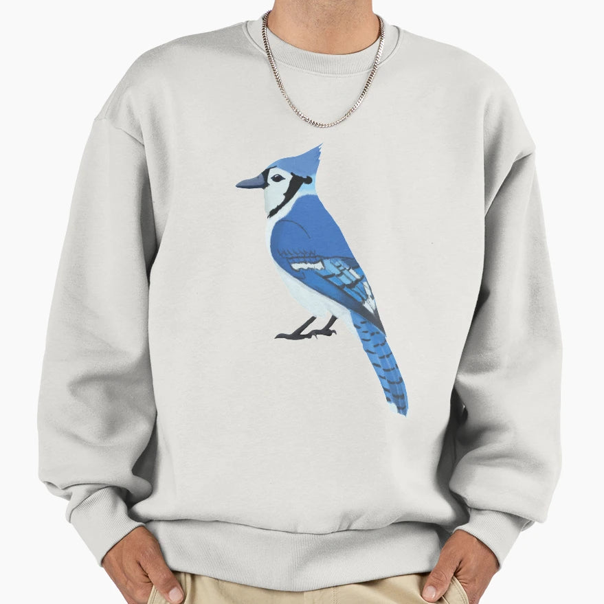 Blue Jay Sweatshirt - Aesthetic Graphic for Adults - T-Shirt, Sweatshirt, Hoodie