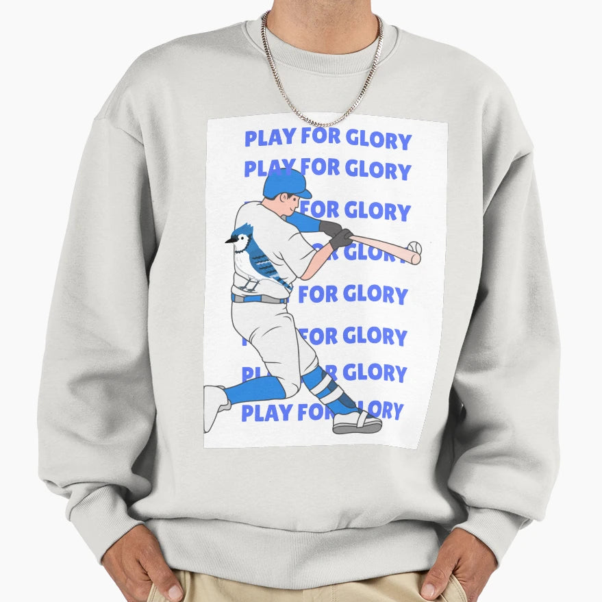 Play Glory Sweatshirt - Minimalist Print Men Women - T-Shirt, Sweatshirt, Hoodie