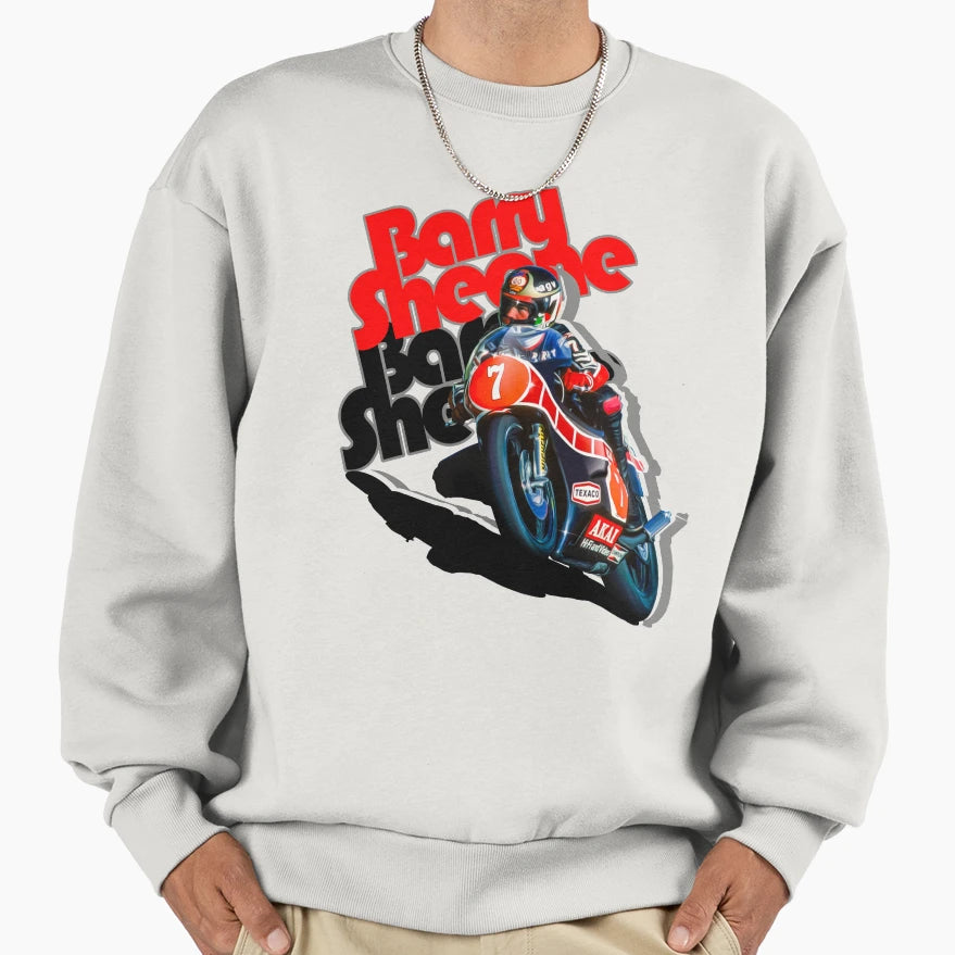 Barry Sheene Sweatshirt - Fun Novelty Design Unisex - T-Shirt, Sweatshirt, Hoodie