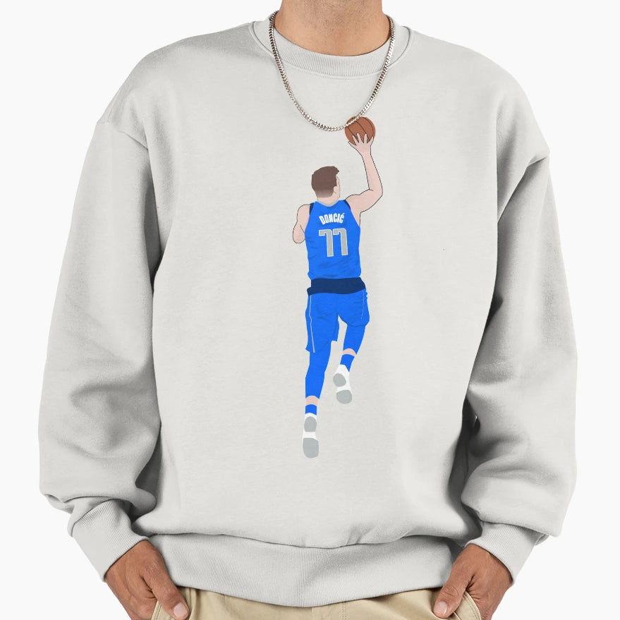 Luka Doncic Sweatshirt - Custom Art Print Men Women - T-Shirt, Sweatshirt, Hoodie