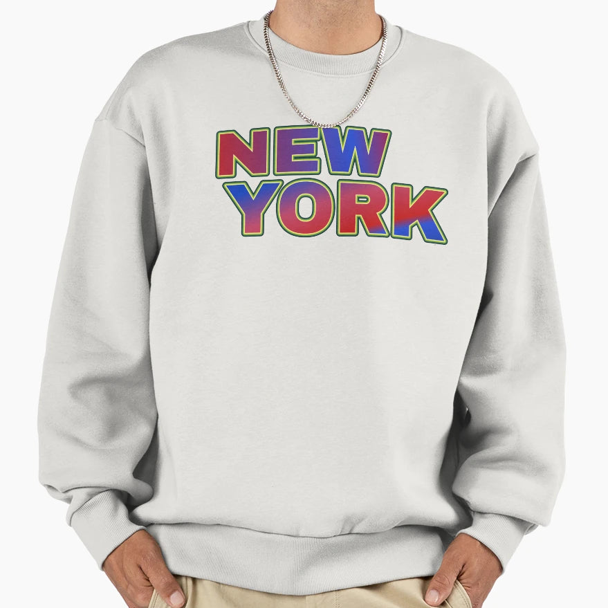 New York Sweatshirt - Graphic Print Men Women - T-Shirt, Sweatshirt, Hoodie
