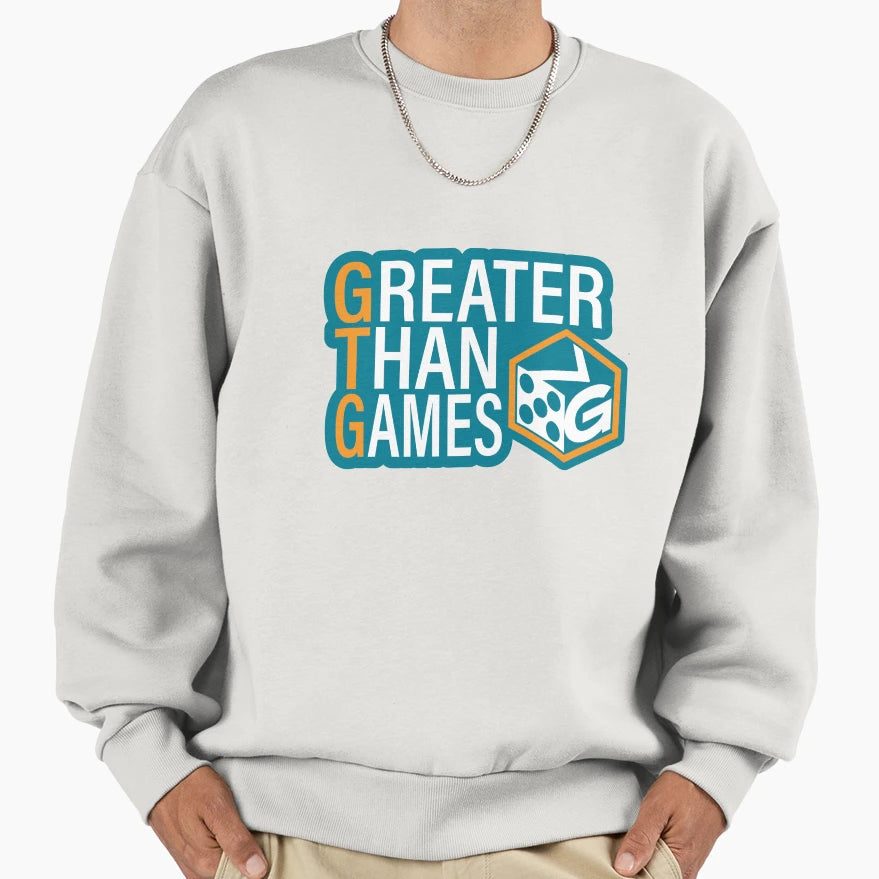 Greater Than Games Logo Sweatshirt - Fun Novelty Design Men Women - T-Shirt, Sweatshirt, Hoodie