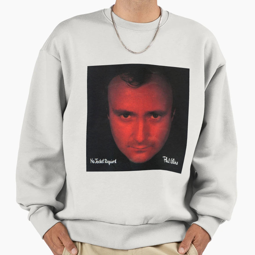 No Jacket Required 1985 Sweatshirt - Minimalist Print Unisex - T-Shirt, Sweatshirt, Hoodie