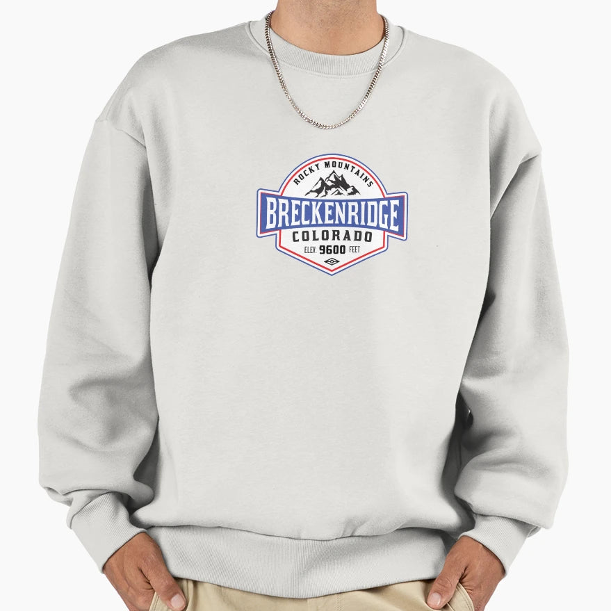 Skiing Breckenridge Colorado Sweatshirt - Streetwear Style Men Women - T-Shirt, Sweatshirt, Hoodie