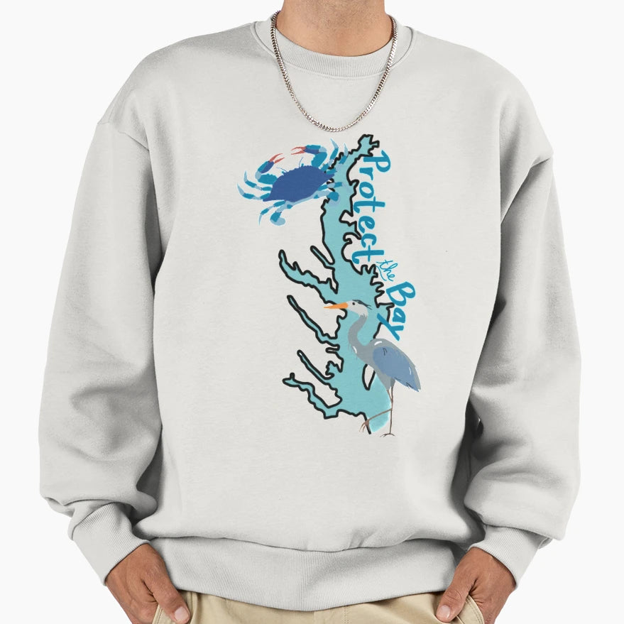 Protect Chesapeake Bay Sweatshirt - Aesthetic Graphic for Adults - T-Shirt, Sweatshirt, Hoodie