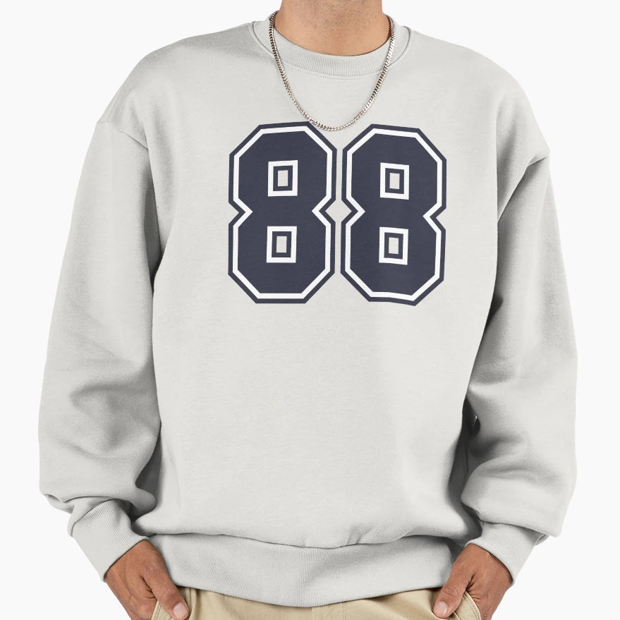 88 Sports Number Eighty Eight Sweatshirt - Casual Everyday Wear Men Women - T-Shirt, Sweatshirt, Hoodie
