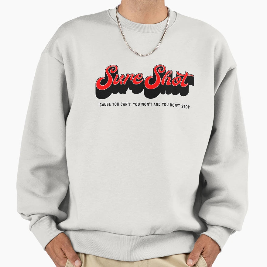 Sure Shot Beasties Inspired Red Sweatshirt - Novelty Apparel for Adults - T-Shirt, Sweatshirt, Hoodie