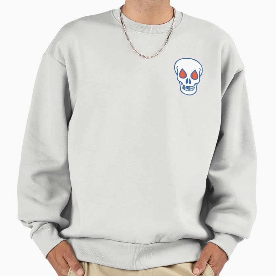 Edmonton Oilers Hockey Skull Sweatshirt - Streetwear Style Men Women - T-Shirt, Sweatshirt, Hoodie