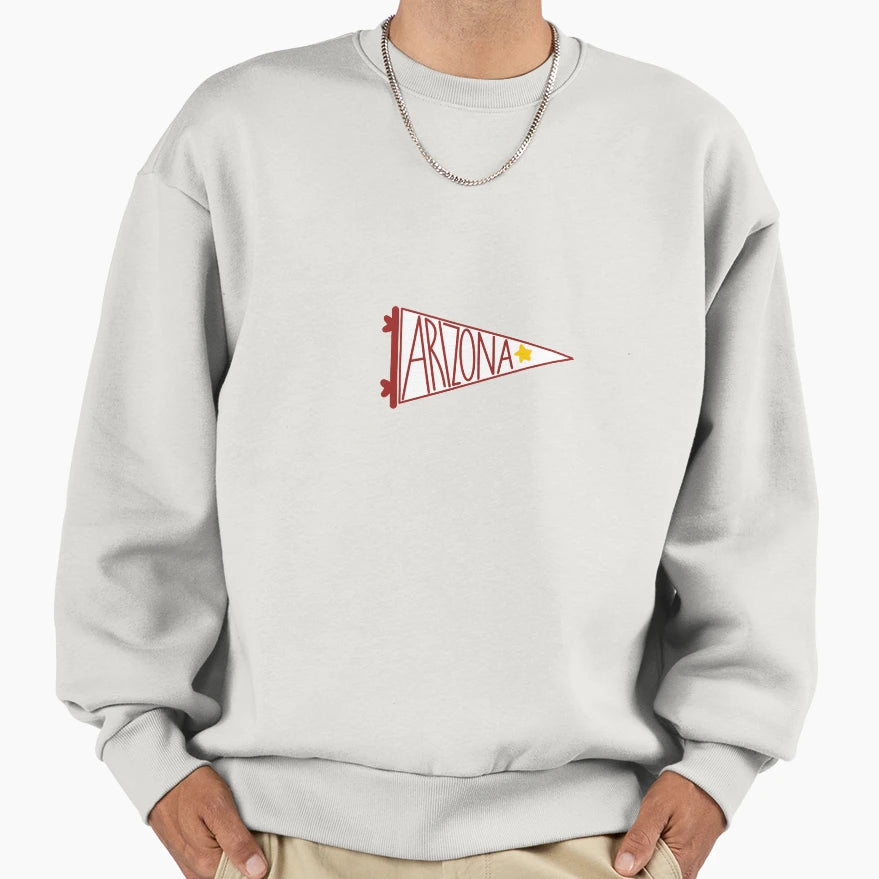 Arizona State Pennant Sweatshirt - Novelty Apparel Unisex - T-Shirt, Sweatshirt, Hoodie
