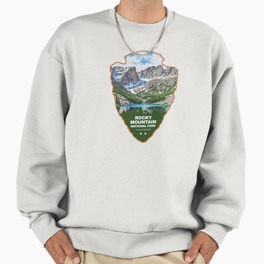 Rocky Mountain National Park Sweatshirt - Unique Graphic Men Women - T-Shirt, Sweatshirt, Hoodie