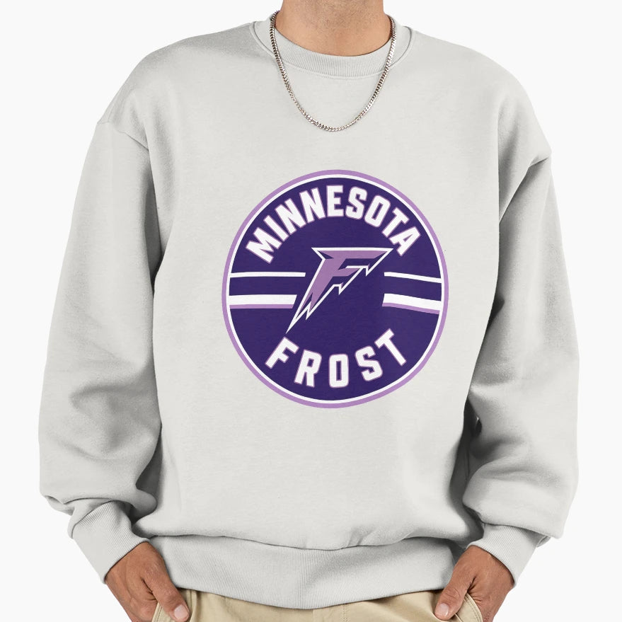 Pwhl Minnesota Frost Hockey Fan Sweatshirt - Minimalist Print Men Women - T-Shirt, Sweatshirt, Hoodie