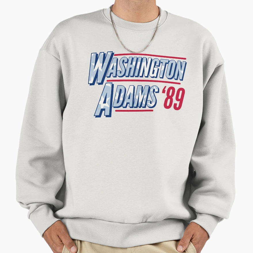 Washington Adams 89 Sweatshirt - Minimalist Print Men Women - T-Shirt, Sweatshirt, Hoodie