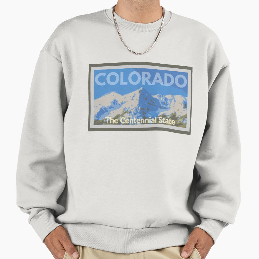 Colorado Centennial State Sweatshirt - Novelty Apparel Unisex - T-Shirt, Sweatshirt, Hoodie