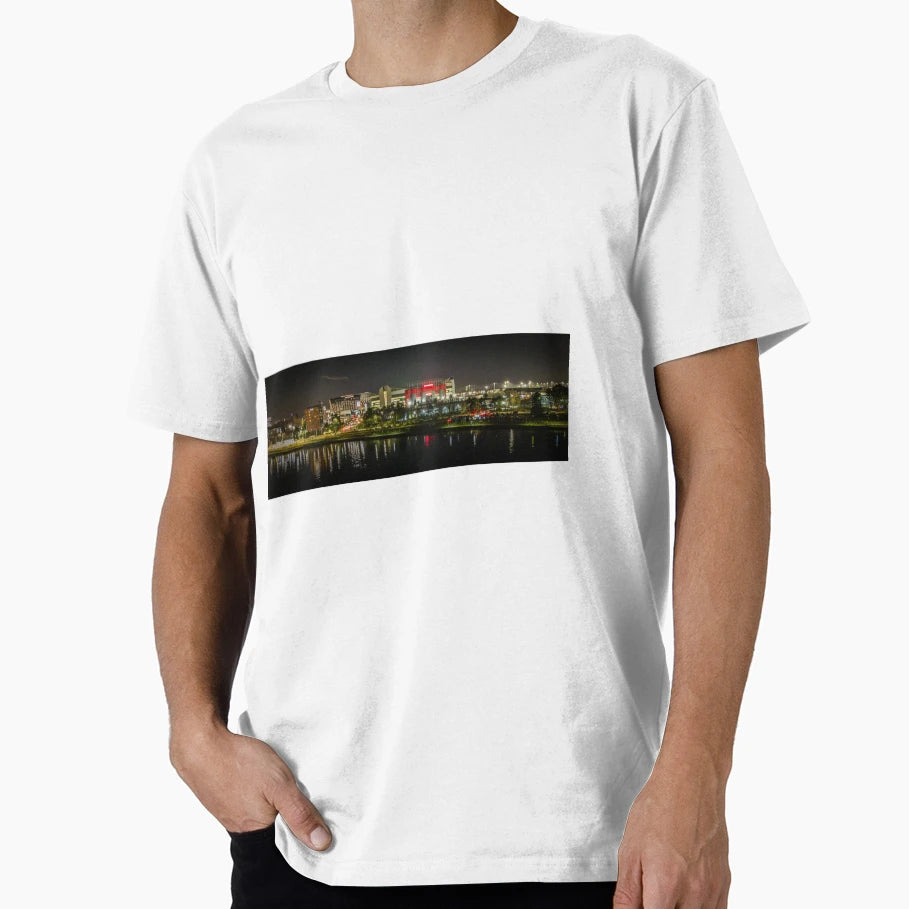 Old Trafford Night T-Shirt - Graphic Print Unisex - T-Shirt, Sweatshirt, Hoodie