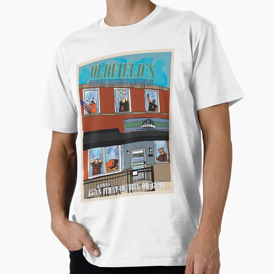 Oldfields North Fourth Tavern T-Shirt - Aesthetic Graphic Unisex - T-Shirt, Sweatshirt, Hoodie