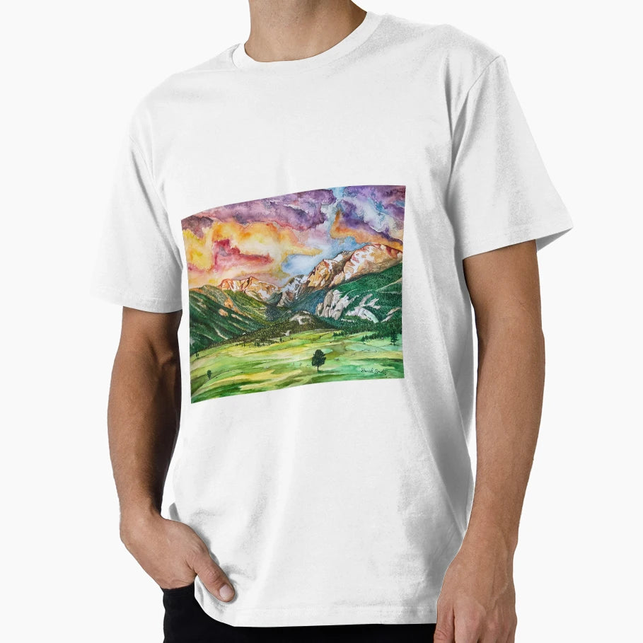 Mountain Vista T-Shirt - Streetwear Style Unisex - T-Shirt, Sweatshirt, Hoodie