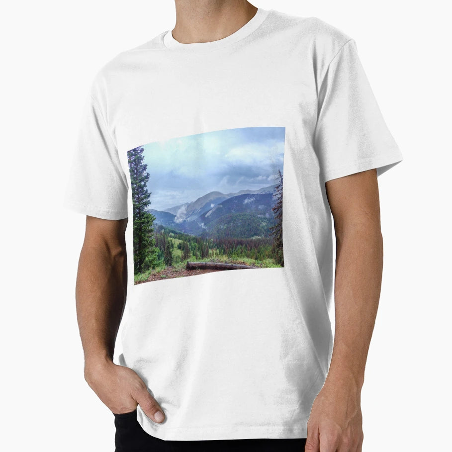 Scenic Mountain View Colorado Trail T-Shirt - Novelty Apparel Men Women - T-Shirt, Sweatshirt, Hoodie