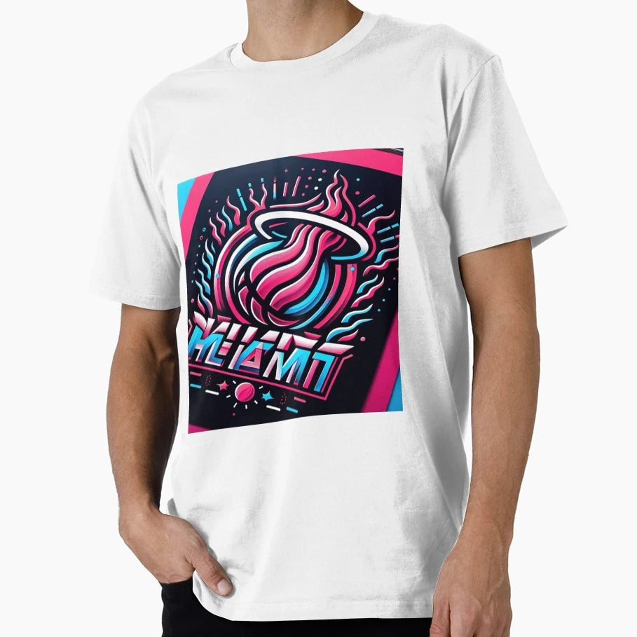Miami Beach Basketball T-Shirt - Casual Everyday Wear for Adults - T-Shirt, Sweatshirt, Hoodie