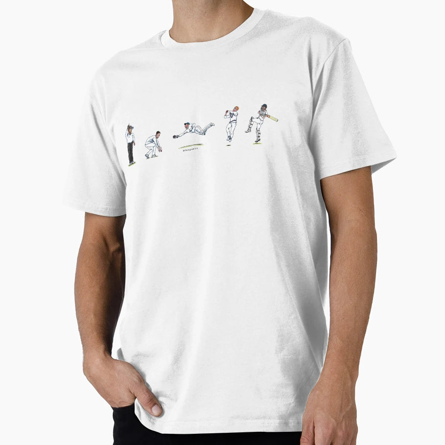 Cricket Players And Umpire T-Shirt - Unique Graphic Men Women - T-Shirt, Sweatshirt, Hoodie