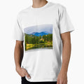 Colorado Rocky Mountain Lake View T-Shirt - Minimalist Print Unisex - T-Shirt, Sweatshirt, Hoodie