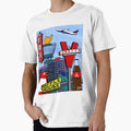Atlanta Collage T-Shirt - Fun Novelty Design for Adults - T-Shirt, Sweatshirt, Hoodie