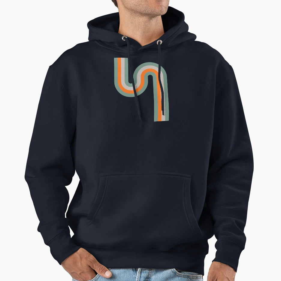 Simply Curve Hoodie - Streetwear Style for Adults - T-Shirt, Sweatshirt, Hoodie