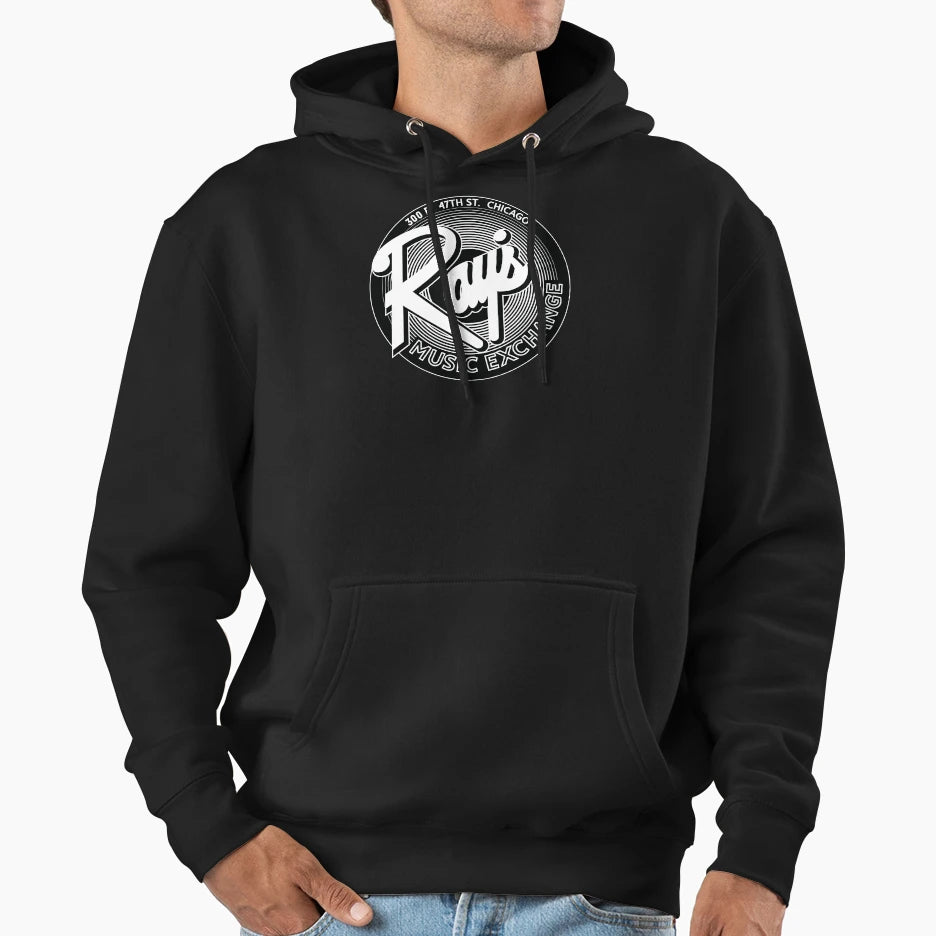 Rays Music Exchange Hoodie - Minimalist Print Unisex - T-Shirt, Sweatshirt, Hoodie