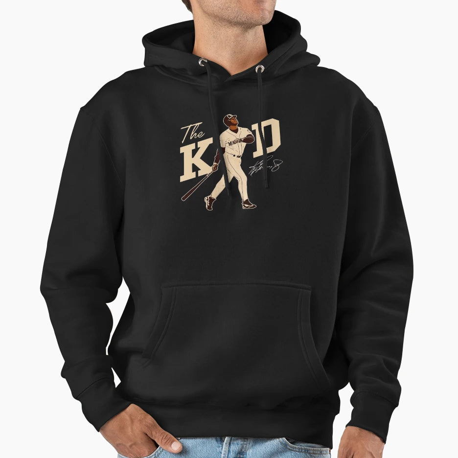 Ken Griffey Hoodie - Custom Art Print for Adults - T-Shirt, Sweatshirt, Hoodie