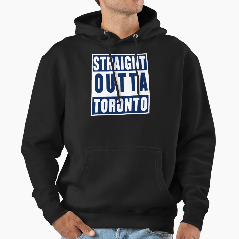 Straight Outta Toronto Maple Leafs Hoodie - Custom Art Print Unisex - T-Shirt, Sweatshirt, Hoodie
